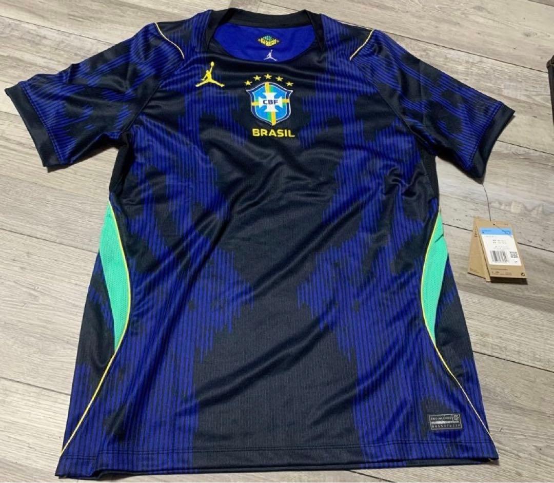 Lサイズ　Jordan ブラジル代表 サッカーシャツ 半袖