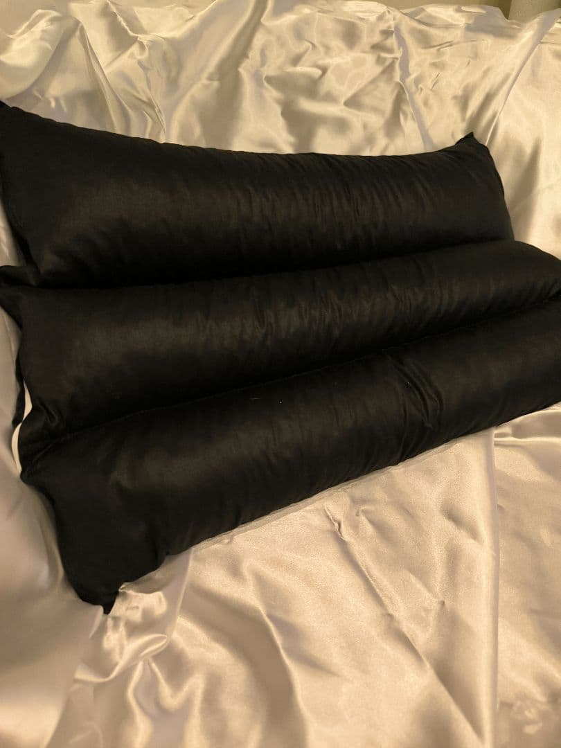 わかさ生活　光の扉枕　マグピローパワー　黒　95mT