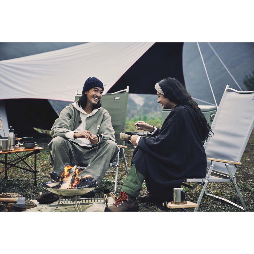 新品　コールマン フォールディングチェアワイド　グレー　2脚セット　グレー