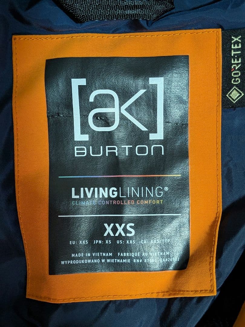 BURTON ak GORE-TEX スノーボードウェア 美品