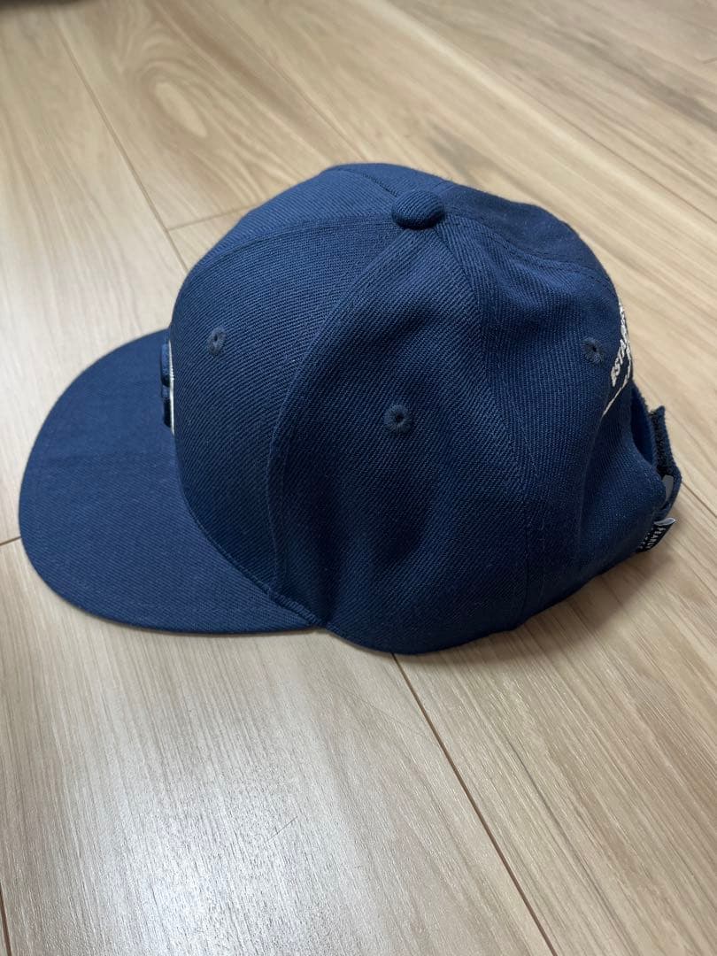 パーリーゲイツ　キャップ　ネイビー　PGロゴ刺繍　ストレートツバ