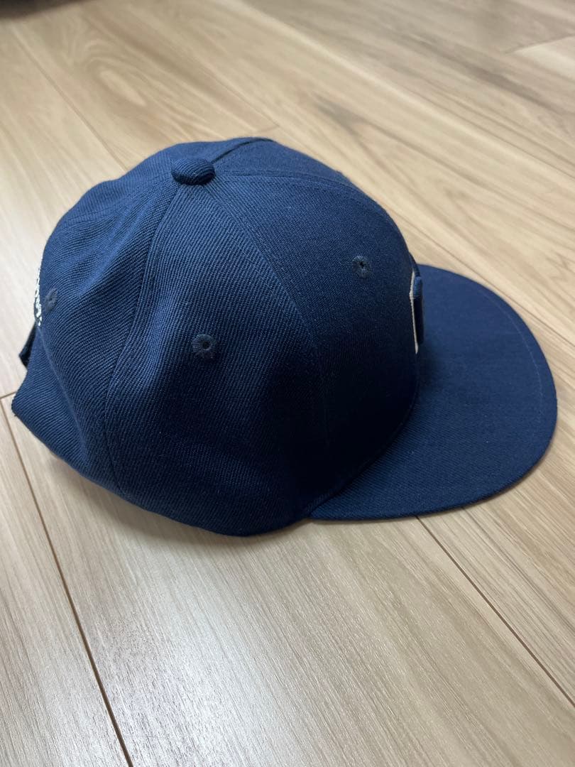 パーリーゲイツ　キャップ　ネイビー　PGロゴ刺繍　ストレートツバ