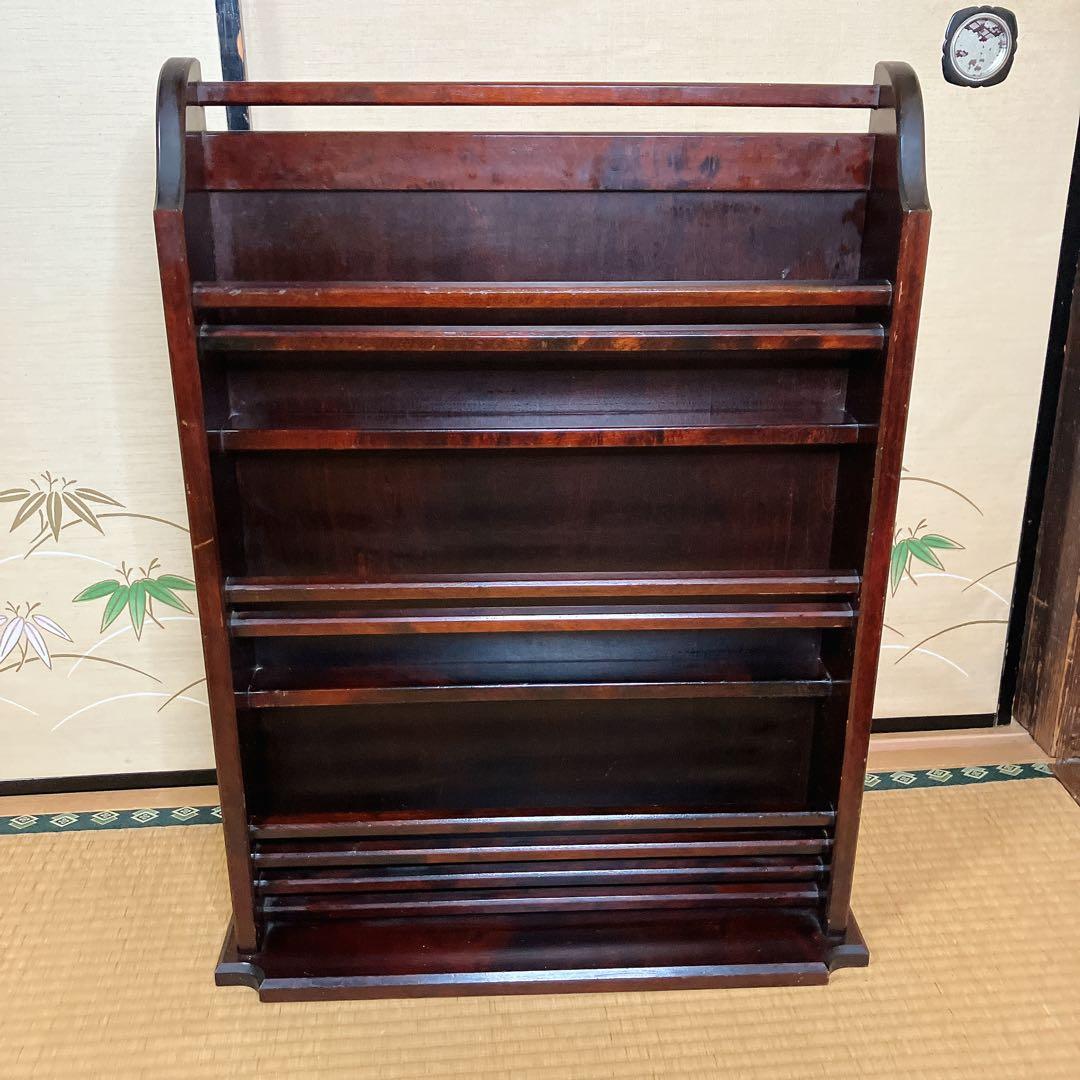 北海道民芸家具 樺無垢材 スリッパラック マガジンラック 民芸家具 古家具