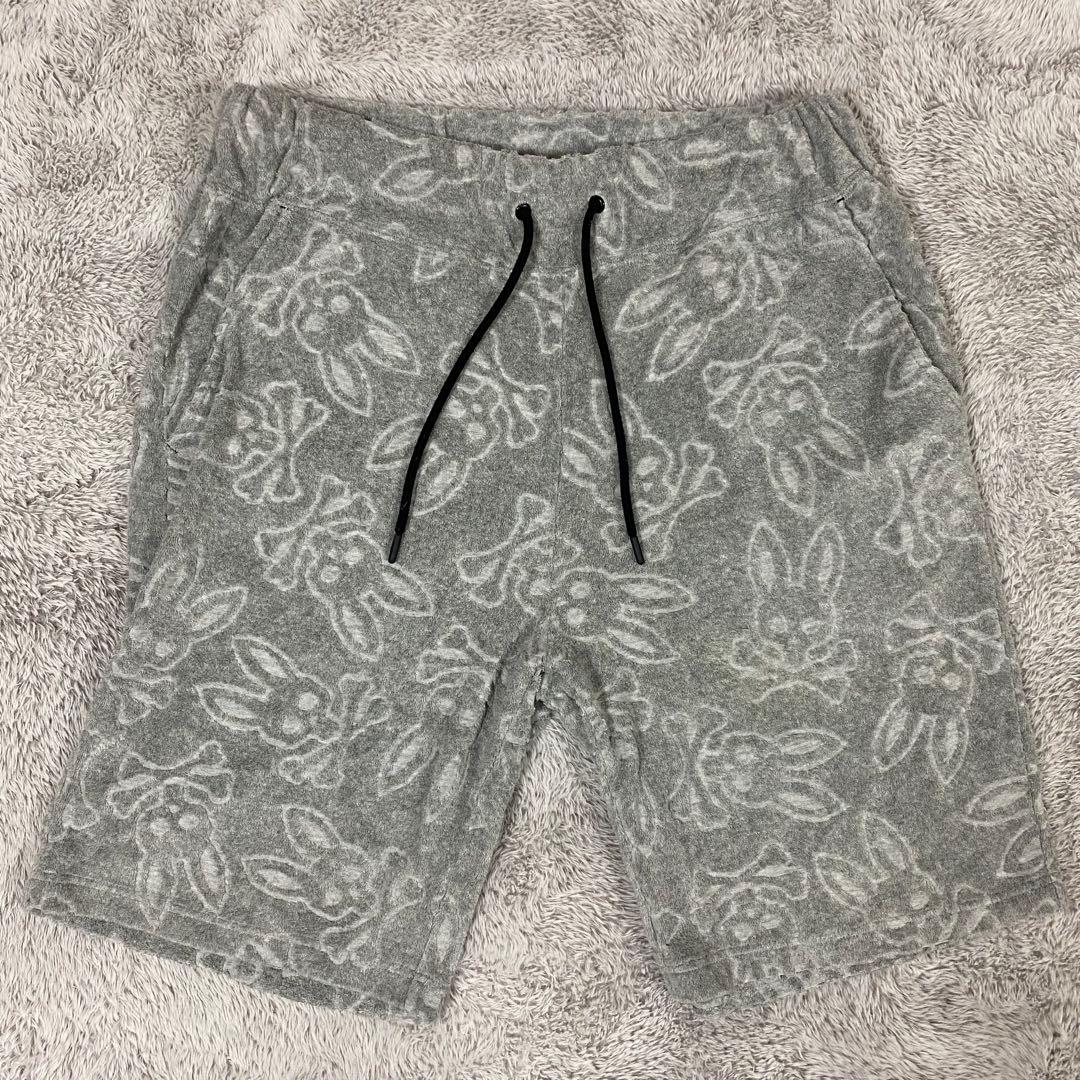 Psycho Bunny セットアップ パイル ジップ ライトグレー XL