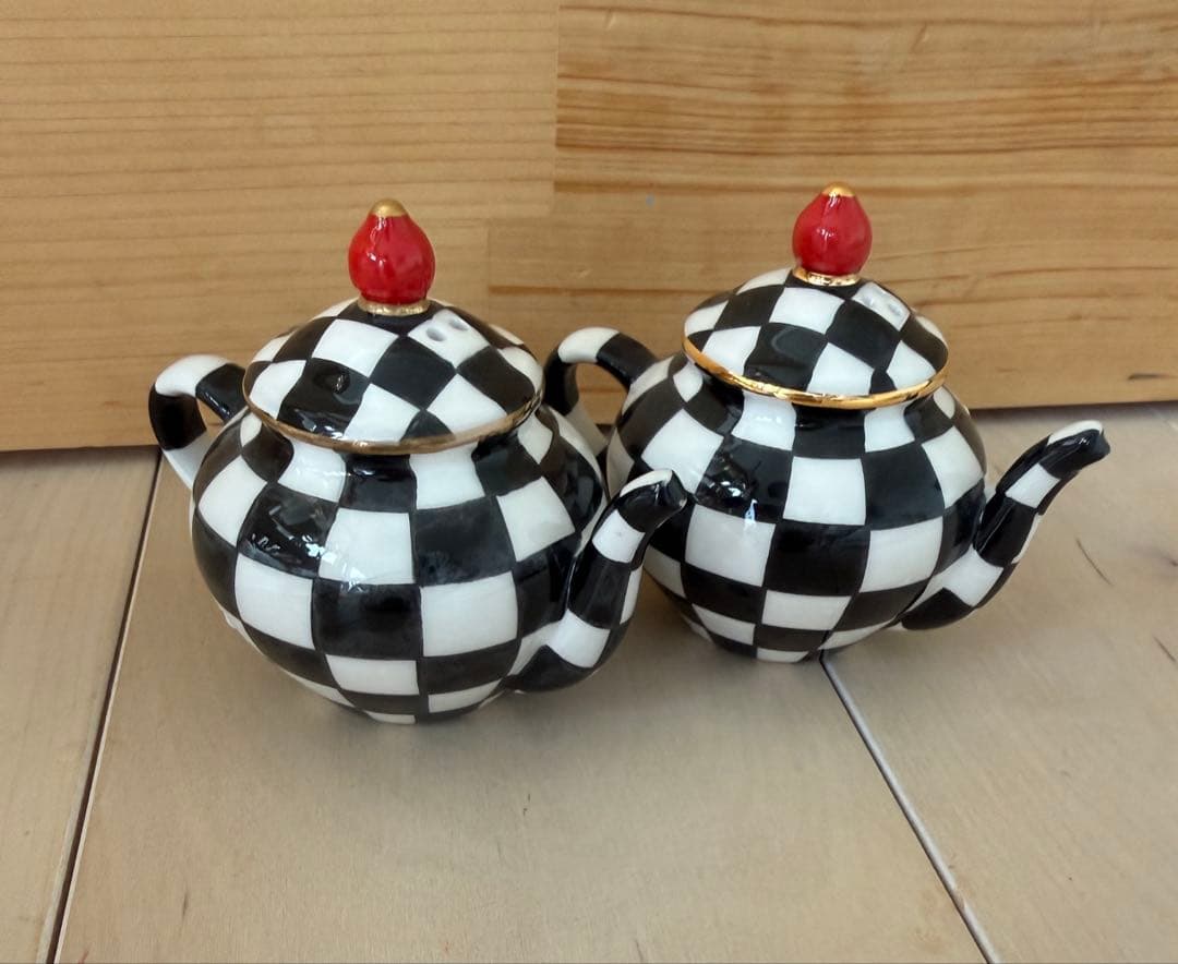 MacKenzie-ChildsCourtly Check 調味料ホルダーセット