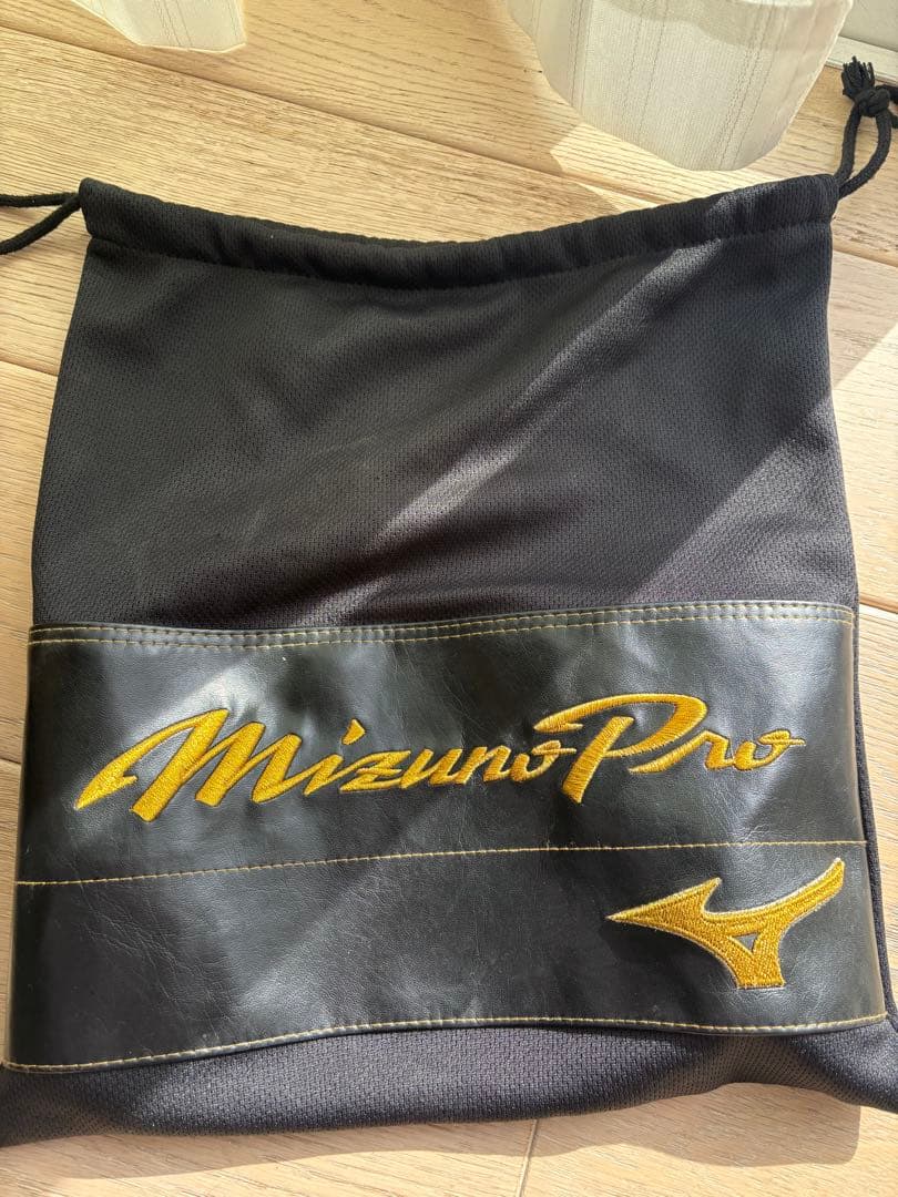 Mizuno Pro 軟式グローブ ベージュ 美品　専用袋付き
