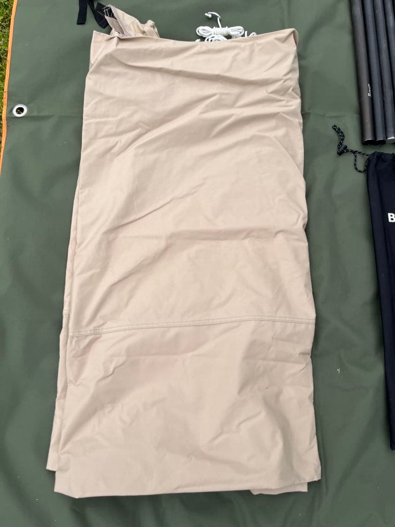 DOD ALL RIGHT へーキサタープ BIGポールセット