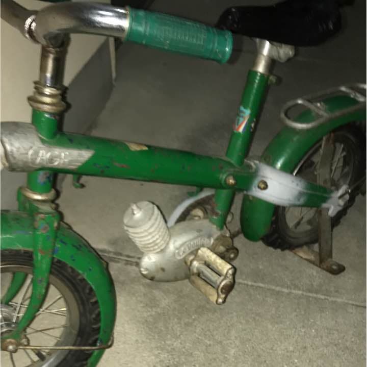 自転車 ミニバイク ヴィンテージ アンティーク ディスプレイ用 ジャンク品