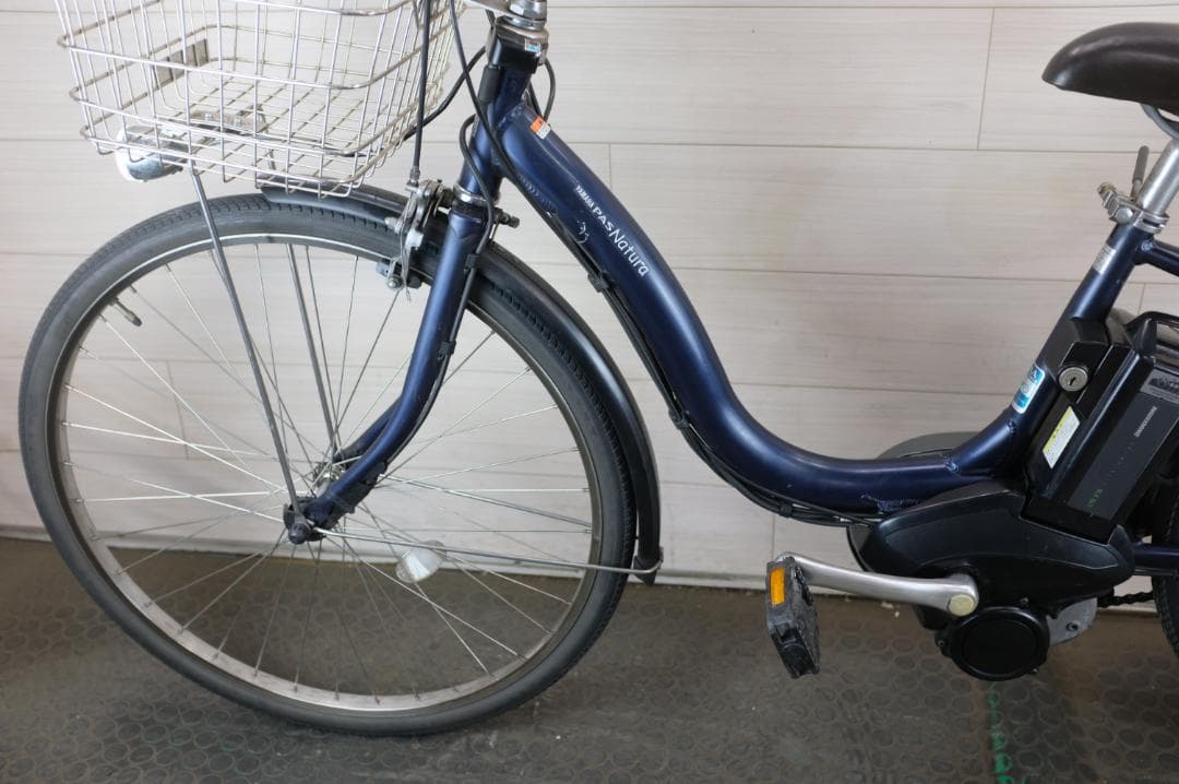 オリーブ )ヤマハPAS　26インチ3段　12.8Ah（4点灯）充電器あり