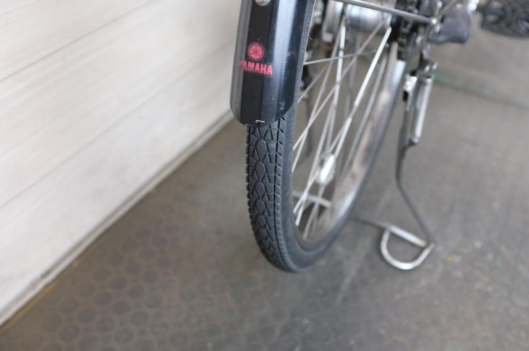 オリーブ )ヤマハPAS　26インチ3段　12.8Ah（4点灯）充電器あり