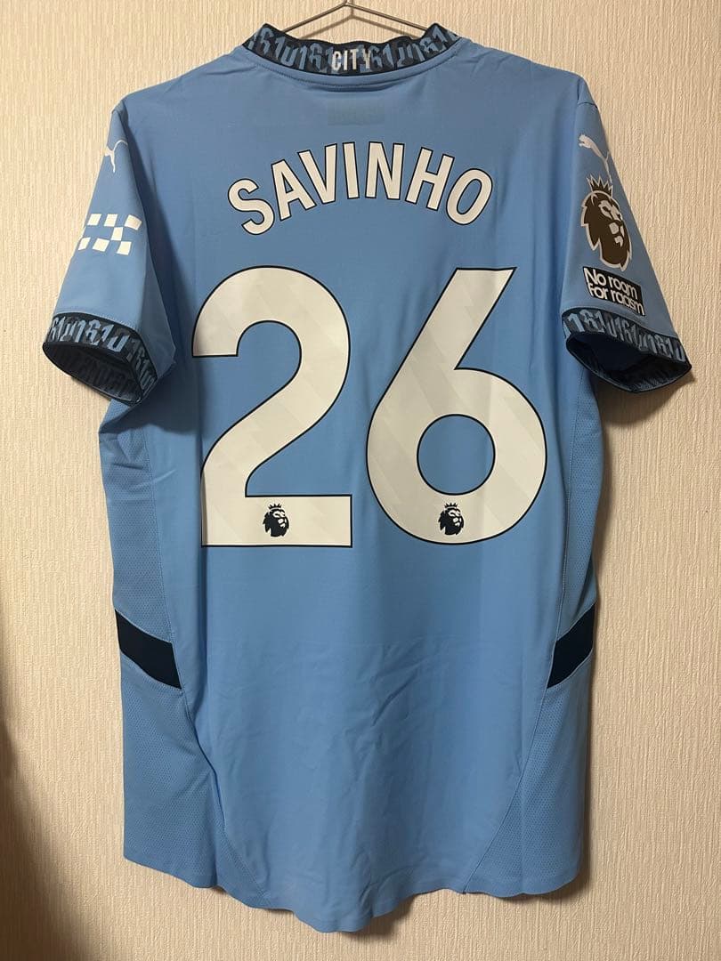 2024-25マンチェスターシティ　ホームオーセンティック　サヴィーニョ